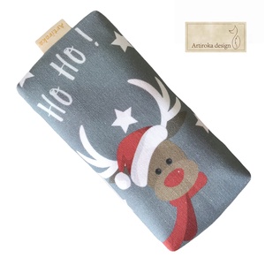 Rudolf a rénszarvas mintás papírzsebkendő tartó   - Meska.hu