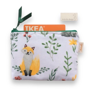 Mosolygó Róka a réten mintás irattartó pénztárca - TAVASZ - Artiroka design, Táska & Tok, Neszesszer, Varrás, Hímzés, MESKA