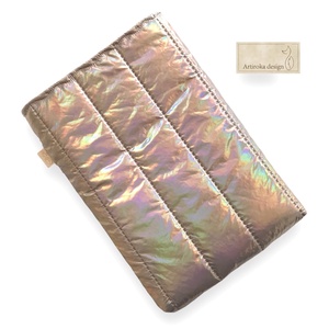 Rosegold, vízálló KÖNYVTOK színjátszó textilből - Artiroka design - könyv & zene - könyvtok - Meska.hu