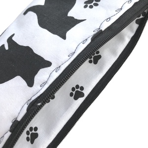 Cica mintás pamut textil tolltartó neszesszer, szemüvegtok vagy mobiltok - Artiroka design  - táska & tok - neszesszer - Meska.hu