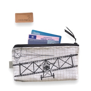 Repülőgép mintás  tolltartó, neszesszer, szemüvegtok vagy mobiltok - Artiroka design - táska & tok - neszesszer - Meska.hu