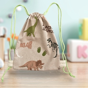 AKCIÓ - Dinó mintás  gymbag hátizsák, ovis tornazsák  - Artiroka design - Meska.hu