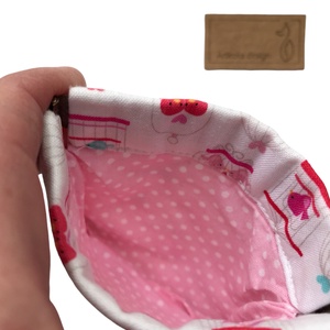 AKCIÓ - Pikk-pakk, madár mintás aprótartó pénztárca  - Artiroka design - táska & tok - pénztárca & más tok - pénztárca - gyerek pénztárca - Meska.hu