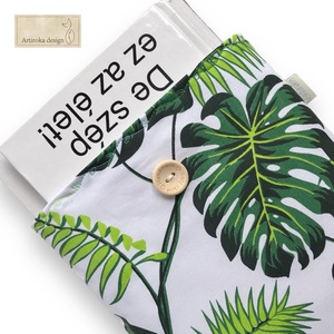 Levél mintás könyvtok, tablet tok  - PEDAGÓGUS  - Artiroka design, Könyv & Zene, Könyvtok, Varrás, Hímzés, MESKA