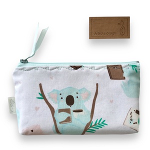 Koala mackó mintás  irattartó,  pénztárca  - Artiroka design - táska & tok - pénztárca & más tok - pénztárca - női pénztárca - Meska.hu
