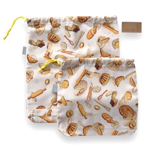 Kenyeres mintás bevásárló zacskó - ÖKO zsák - Környezetbarát - Artiroka design - táska & tok - bevásárlás & shopper táska - kenyeres zsák - Meska.hu