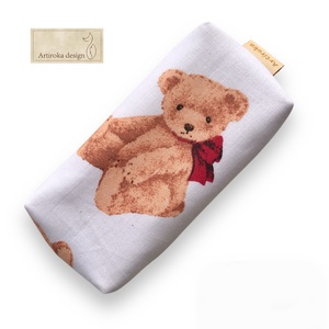 Maci mintás pamut textil papírzsebkendő tartó - Artiroka design, Táska & Tok, Pénztárca & Más tok, Zsebkendőtartó tok, Varrás, MESKA