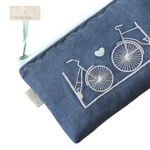 Világjáró, bicikli mintás irattartó pénztárca  - Artiroka design - táska & tok - pénztárca & más tok - pénztárca - férfi pénztárca - Meska.hu