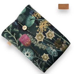 Elvarázsolt titkos kert mintás prémium textil KÖNYVTOK  - Artiroka design - könyv & zene - könyvtok - Meska.hu