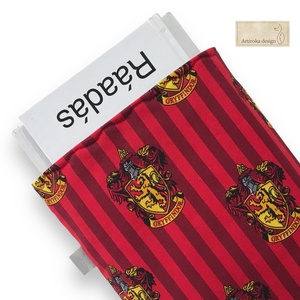 Harry Potter  Griffendél címer mintás prémium KÖNYVTOK  - Artiroka design - Meska.hu