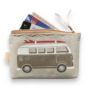 Retro Volkswagen busz mintás, irattartó pénztárca - Artiroka design - táska & tok - pénztárca & más tok - pénztárca - férfi pénztárca - Meska.hu