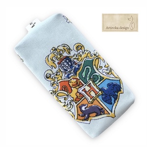 AKCIÓ - Harry Potter címer mintás PRÉMIUM zsebkendőtartó   - Artiroka design, Táska & Tok, Pénztárca & Más tok, Zsebkendőtartó tok, Varrás, MESKA