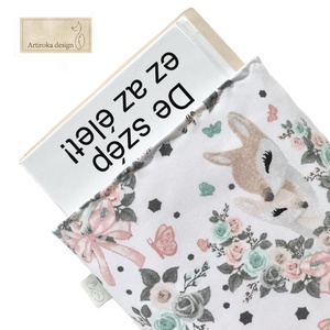 Bambi Édesanyjával mintás KÖNYVTOK pasztell színben - Artiroka design  - otthon & életmód - papír, írószer - könyv- és füzetborító - Meska.hu