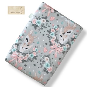 Bambi és Édesanyja mintás KÖNYVTOK - ANYÁK NAPJA - Artiroka design  - könyv & zene - könyvtok - Meska.hu