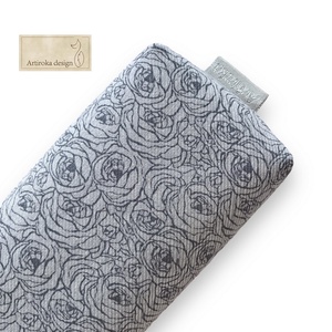 Rózsa mintás, prémium papírzsebkendő tartó  - Artiroka design, Táska & Tok, Pénztárca & Más tok, Zsebkendőtartó tok, Varrás, MESKA