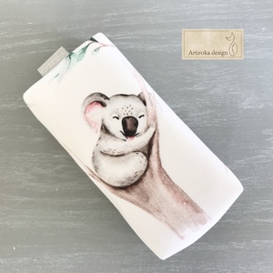 Koala mackó mintás papírzsebkendő tartó  - Artiroka design, Táska & Tok, Pénztárca & Más tok, Zsebkendőtartó tok, Varrás, MESKA
