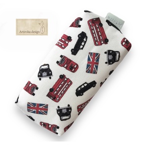 London busz és taxi mintás,  papírzsebkendőtartó - PEDAGÓGUS  - Artiroka design , Táska & Tok, Pénztárca & Más tok, Zsebkendőtartó tok, Varrás, MESKA