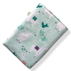 Láma mintás KÖNYVTOK - Ha itt a láma, nincs probLÁMA! - Artiroka design - könyv & zene - könyvtok - Meska.hu