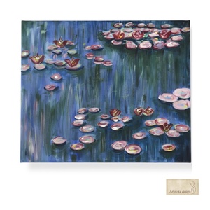 Vízililiomok - akril festmény  - Artiroka design , Művészet, Festmény, Akril, Festészet, MESKA
