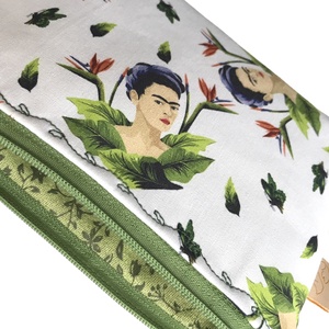 Frida Kahlo mintás  tolltartó irattartó pénztárca vagy tolltartó neszesszer vagy szemüvegtok - Artiroka design - táska & tok - neszesszer - Meska.hu