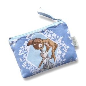 Bambi és nyuszi mintás irattartó pénztárca - Artiroka design - táska & tok - pénztárca & más tok - kártyatartó & irattartó - Meska.hu