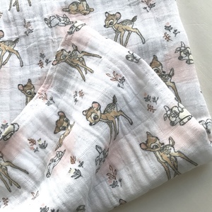 Nyári babatakaró nyuszi és őzike mintával - Artiroka design - Meska.hu