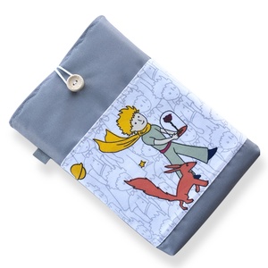 A kis herceg mintás vízálló,  zsebes könyvtok gombos zárral  -  Artiroka design  - könyv & zene - könyvtok - Meska.hu