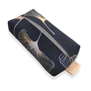 Ginkgo falevél mintás VÍZÁLLÓ  papírzsebkendő tartó - Artiroka design - táska & tok - pénztárca & más tok - zsebkendőtartó tok - Meska.hu