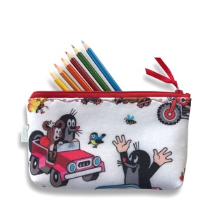 Kisvakond és barátai mintás, tolltartó neszesszer, szemüvegtok, Táska & Tok, Neszesszer, Hímzés, Varrás, MESKA