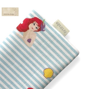 Arielle és Ficánka mintás prémium pamut, papírzsebkendő tartó - Artiroka design, Táska & Tok, Pénztárca & Más tok, Zsebkendőtartó tok, Varrás, MESKA