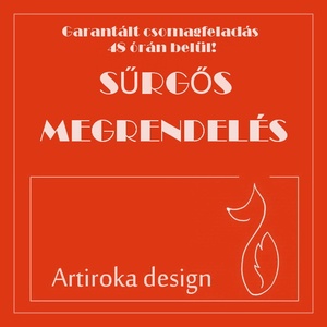 Sűrgős megrendelés, 48 órán belül - Artiroka design - SOS  megrendelés , Könyv & Zene, Könyvtok, Varrás, Hímzés, MESKA