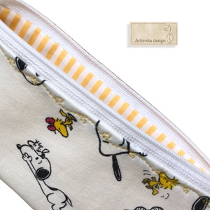 SNOOPY mintás tolltartó neszesszer, szemüvegtok vagy mobiltok  - Artiroka design - táska & tok - neszesszer - Meska.hu