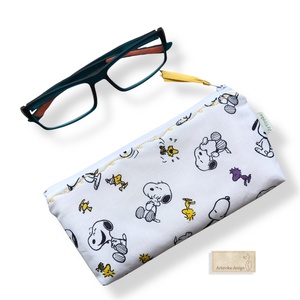 SNOOPY mintás tolltartó neszesszer, szemüvegtok vagy mobiltok  - Artiroka design - táska & tok - neszesszer - Meska.hu