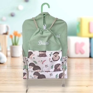 Süni mintás  prémium ÓVODAI / OVIS ZSÁK  - Artiroka design - játék & sport - ovis felszerelés - ovis zsák - Meska.hu