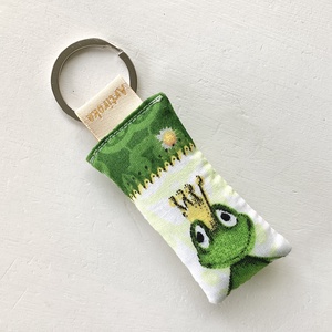 Béka király mintás kulcstartó  -  Artiroka design, Táska & Tok, Kulcstartó & Táskadísz, Kulcstartó, Varrás, Ékszerkészítés, MESKA