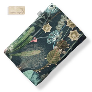 Elvarázsolt titkos kert mintás prémium textil KÖNYVTOK  - Artiroka design - könyv & zene - könyvtok - Meska.hu