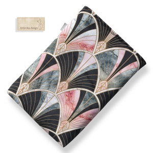 Art Deco mintás prémium KÖNYVTOK - Artiroka design - könyv & zene - könyvtok - Meska.hu