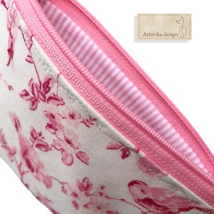 Őszi madárdal mintás, PRÉMIUM pamut, papírzsebkendő tartó - Artiroka design - táska & tok - pénztárca & más tok - kártyatartó & irattartó - Meska.hu