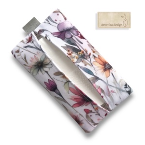 Virágos rét mintás, prémium vízálló  zsebkendőtartó - Ajándék -  Artiroka design - táska & tok - pénztárca & más tok - zsebkendőtartó tok - Meska.hu