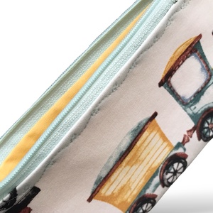 Vonat mintás tolltartó neszesszer vagy szemüvegtok  - Artiroka design - táska & tok - neszesszer - Meska.hu