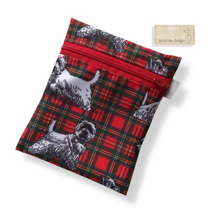 Vízálló egészségügyi betét vagy kiállást jutalomfalat tartó Westie kutya mintával - Artiroka design, Otthon & Életmód, Kisállatoknak, Kutyáknak, Jutalomfalat tartó, Varrás, Hímzés, MESKA