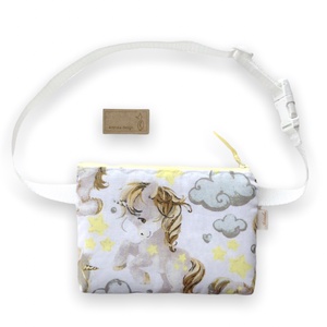 Unikornis mintás egyedi övtáska - Artiroka design - táska & tok - övtáska - Meska.hu