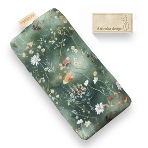 Mezei virág mintás zsebkendő tartó - Artiroka design - táska & tok - pénztárca & más tok - zsebkendőtartó tok - Meska.hu