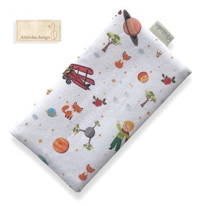 Kis herceg és a rózsa mintás PRÉMIUM pamut zsebkendő tartó  - Artiroka design - táska & tok - pénztárca & más tok - zsebkendőtartó tok - Meska.hu