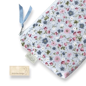 Virágtenger mintás  irattartó pénztárca - Artiroka design - Meska.hu