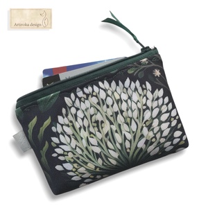 Titkos kert mintás vízálló irattartó pénztárca - Artiroka design - Meska.hu