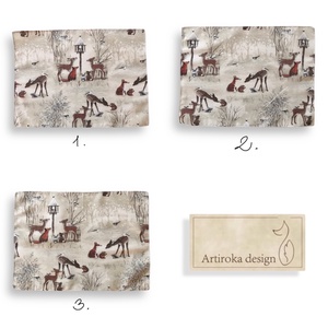 Tányéralátét, erdei randevú mintával - Artiroka design - otthon & életmód - konyhafelszerelés, tálalás - tálalás - tányér- és poháralátét - Meska.hu