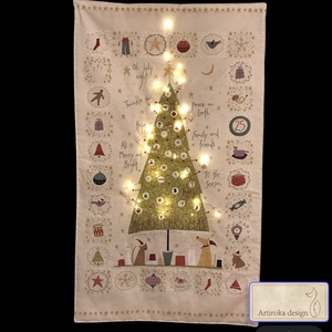 Örök karácsonyfa, prémium pamut textilből - Artiroka design - Meska.hu