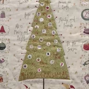 Örök karácsonyfa, prémium pamut textilből - Artiroka design - karácsony - karácsonyi lakásdekoráció - karácsonyfa, grincsfa - Meska.hu