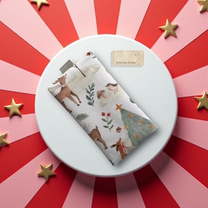 Erdei randevú - róka nyuszi, mókus és őzike mintás prémium papírzsebkendő tartó - Artiroka design, Táska & Tok, Pénztárca & Más tok, Zsebkendőtartó tok, Varrás, MESKA